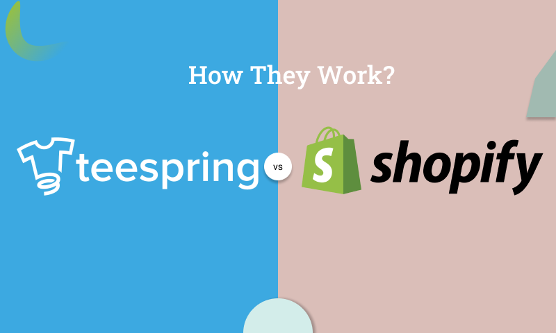 Shopify vs Teespring work flow