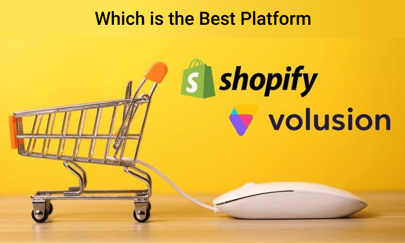 Shopify vs Volusion Choose best