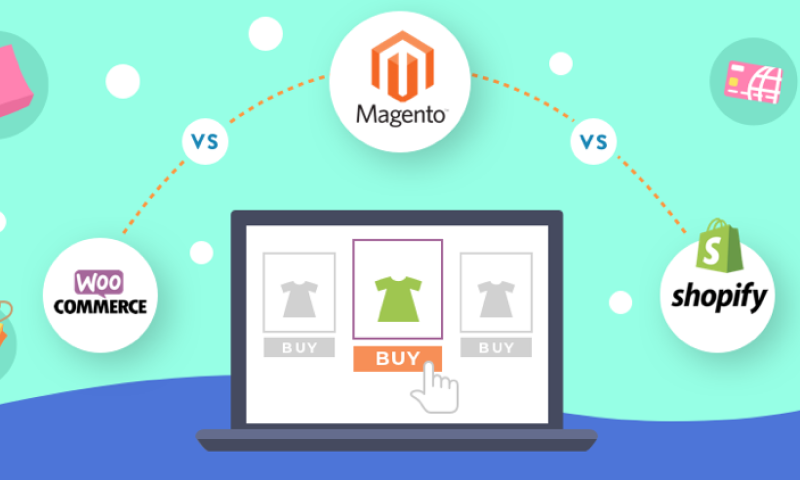 Shopify vs WooCommerce vs Magento