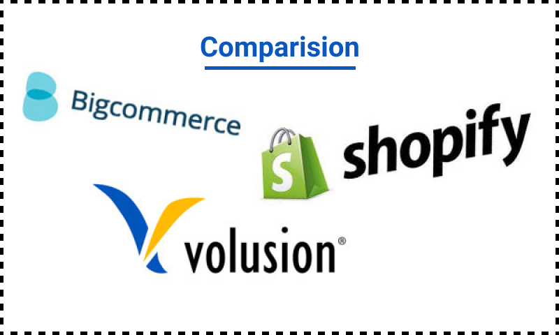 Volusion vs Shopify vs BigCommerce-Choose best