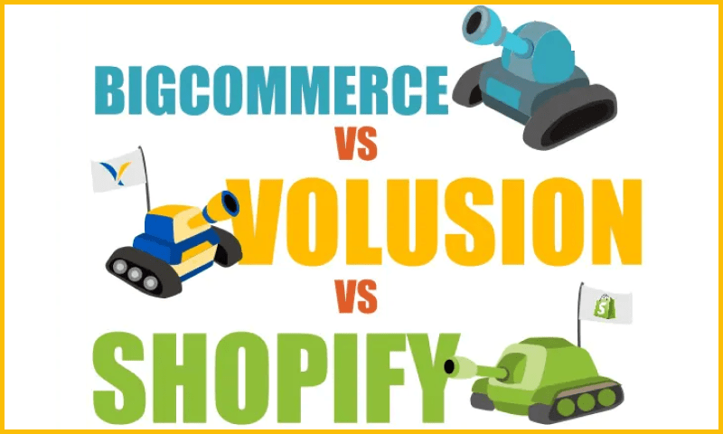 Volusion vs Shopify vs BigCommerce