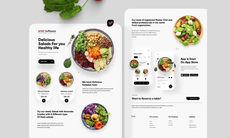 Food Services Website Designing