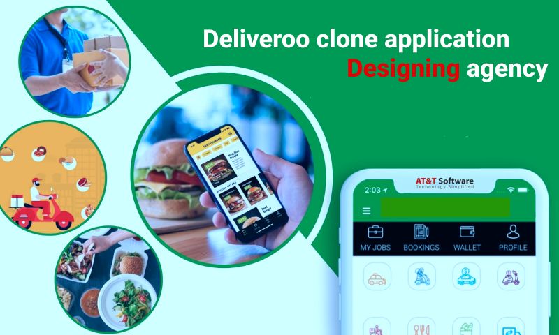 Deliveroo clone application designing agency