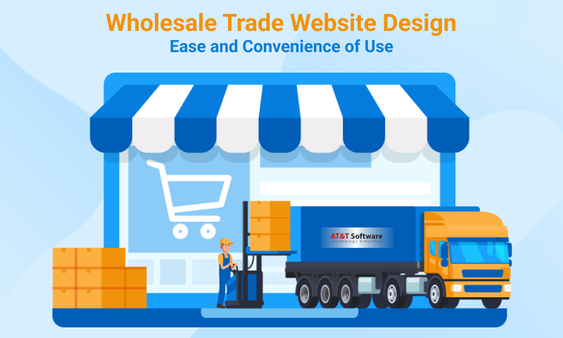 wholesale trade website design