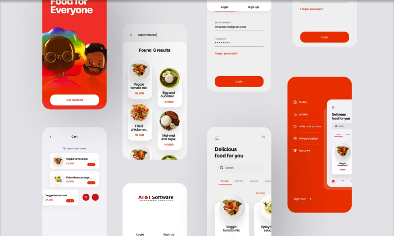 Restaurant App Workflow