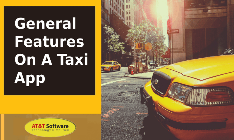 General Features On A Taxi App