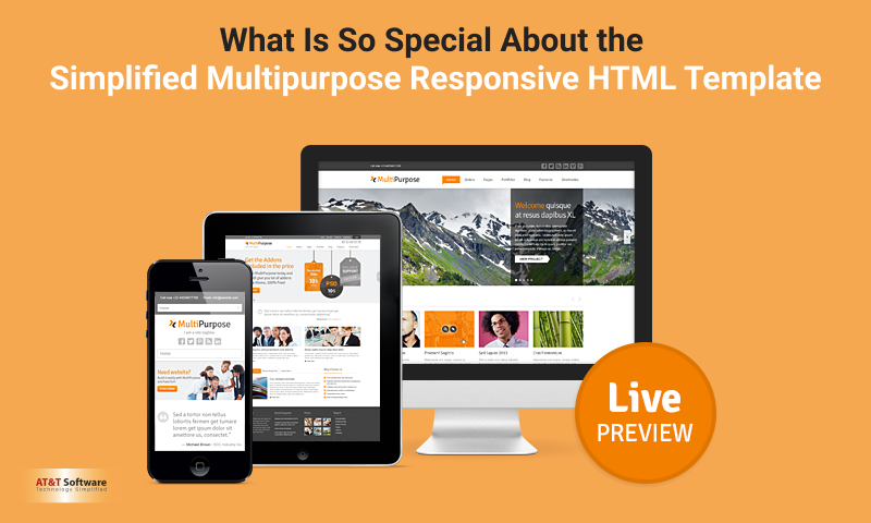 What Is So Special About the Simplified Multipurpose Responsive HTML Template