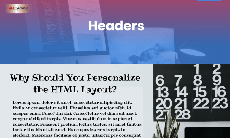 Why Should You Personalize the HTML Layout