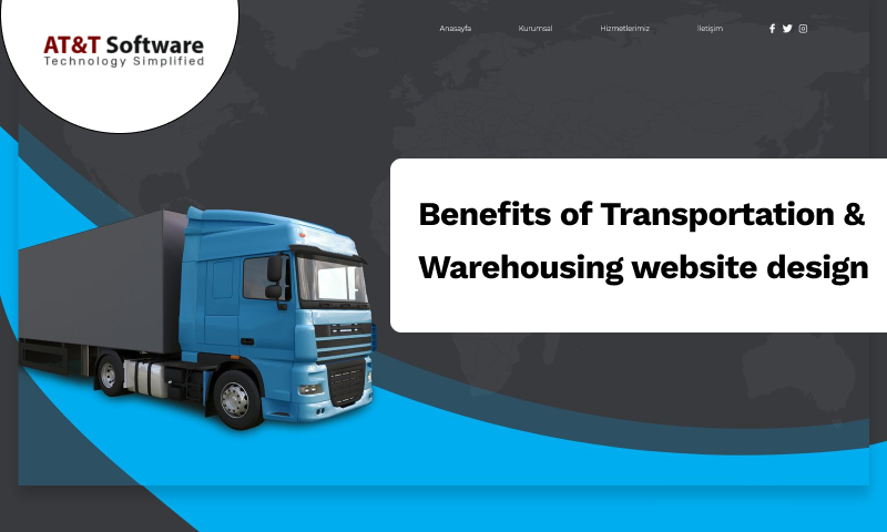 Benefits of Transportation & Warehousing website design