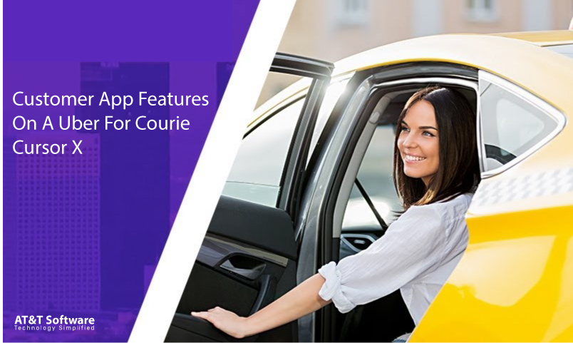 Customer App Features On A Uber For Courier – Cursor X