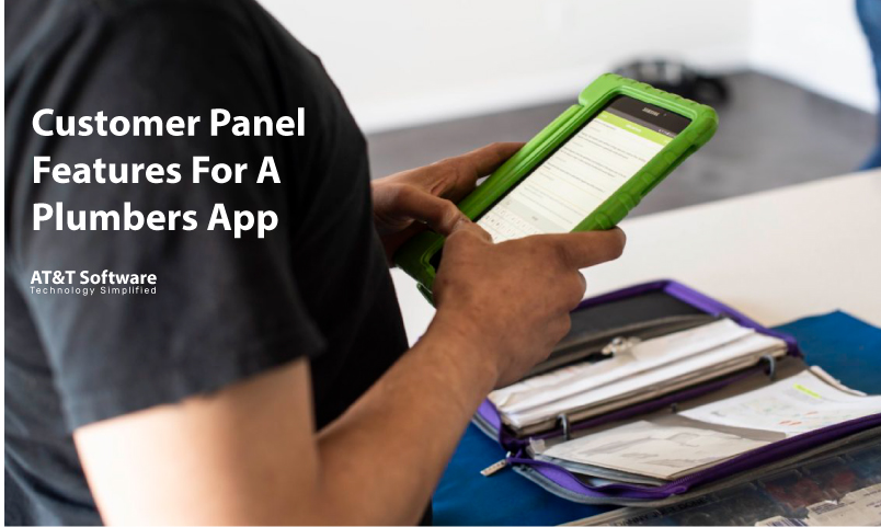 Customer Panel Features For A Plumbers App