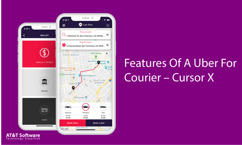 Features Of A Uber For Courier – Cursor X