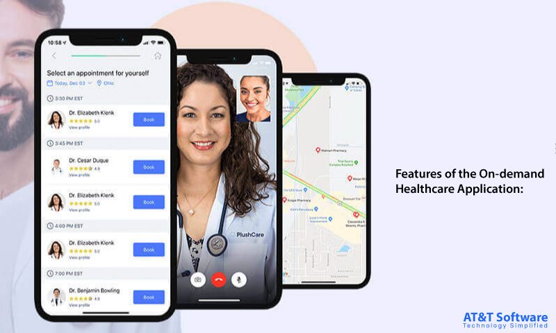 Features of the On-demand Healthcare Application