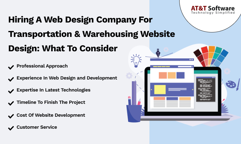 Hiring A Web Design Company For Transportation & Warehousing Website Design: What To Consider