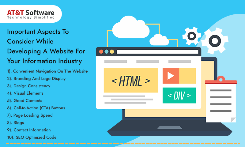 Important Aspects To Consider While Developing A Website For Your Information Industry