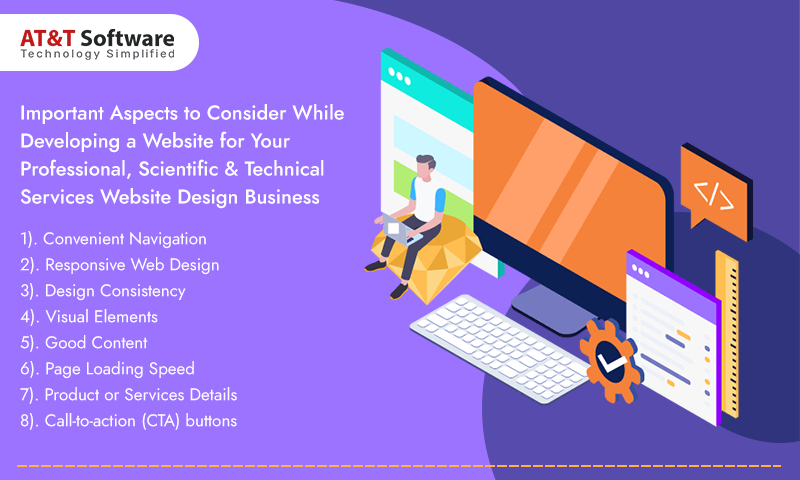 Important Aspects to Consider While Developing a Website for Your Professional, Scientific & Technical Services Website Design Business