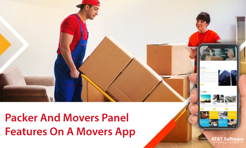 Packer And Movers Panel Features On A Movers App