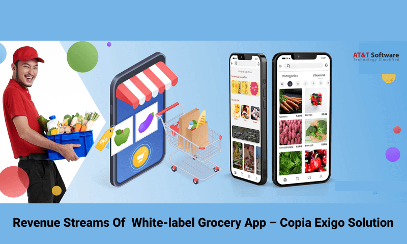 Revenue Streams Of  White-label Grocery App – Copia Exigo Solution