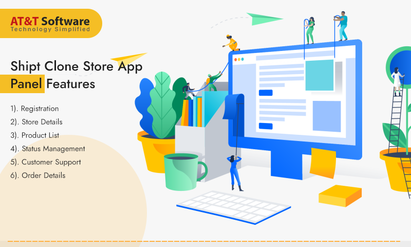 Shipt Clone Store App Panel Features
