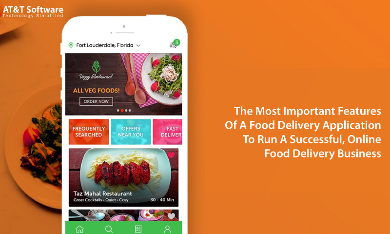 The Most Important Features Of A Food Delivery Application To Run A Successful, Online Food