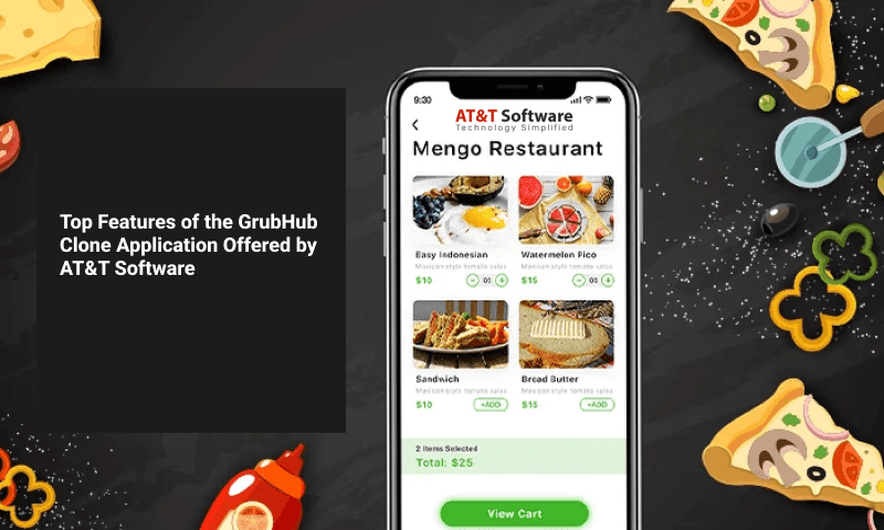 Top Features of the GrubHub Clone Application Offered by WebRock Media