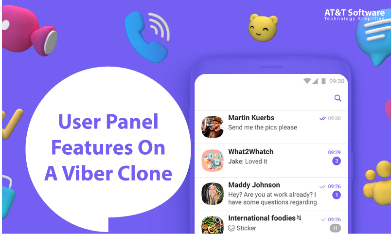 User Panel Features On A Viber Clone