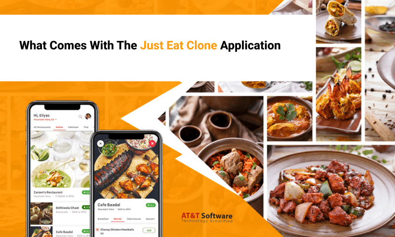 What Comes With The Just Eat Clone Application?