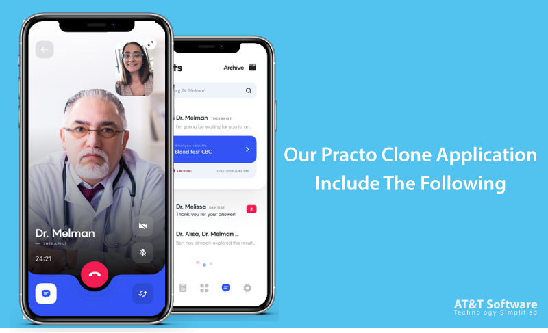 What Does Our Practo Clone Application Include The Following