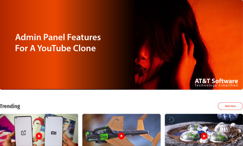 Admin Panel Features For A YouTube Clone