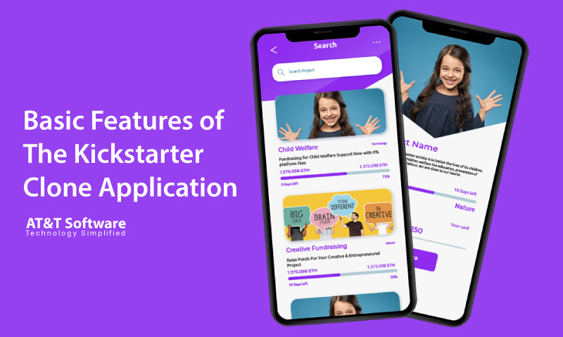 Basic Features of The Kickstarter Clone Application