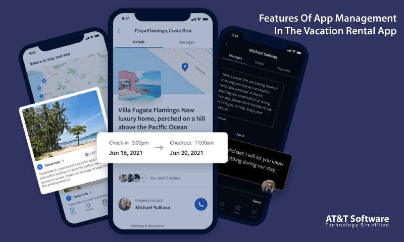 Features Of App Management In The Vacation Rental App