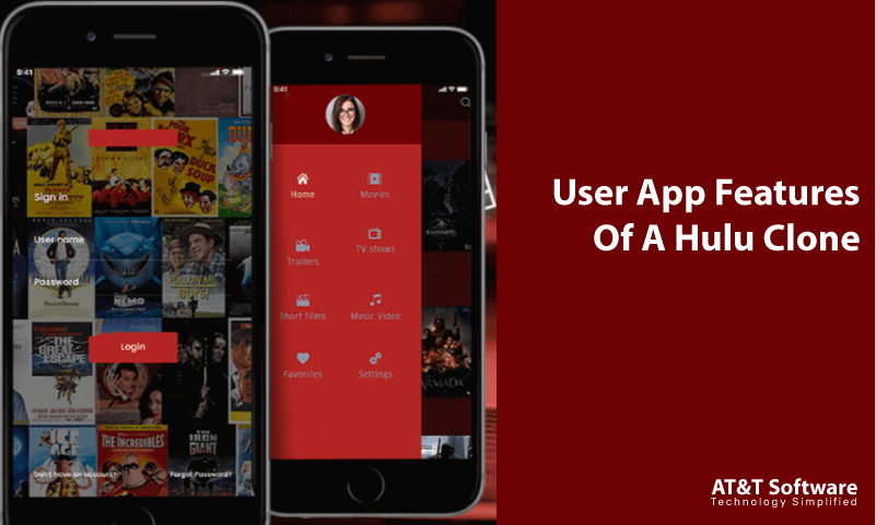 User App Features Of A Hulu Clone