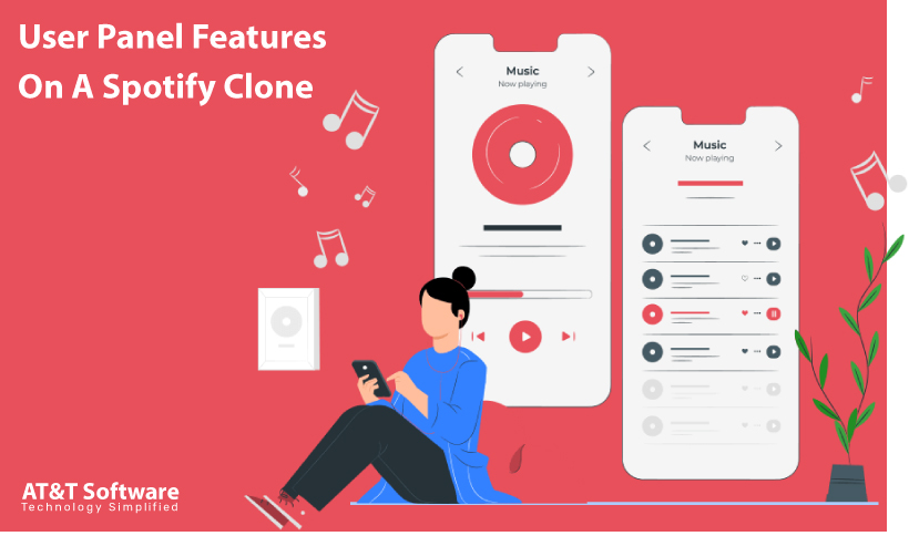User Panel Features On A Spotify Clone