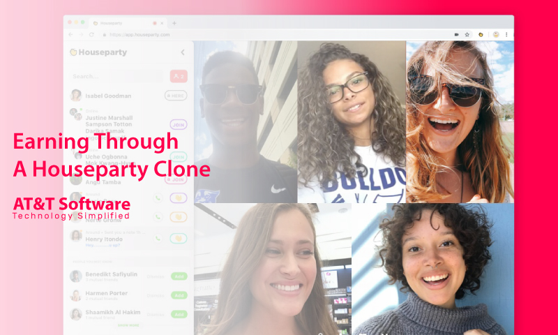 Earning Through A Houseparty Clone