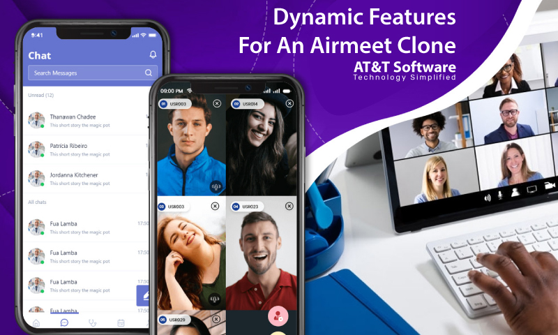 Dynamic Features For An Airmeet Clone