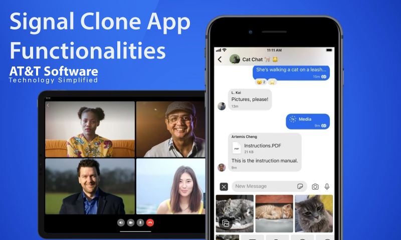 Signal Clone App Functionalities