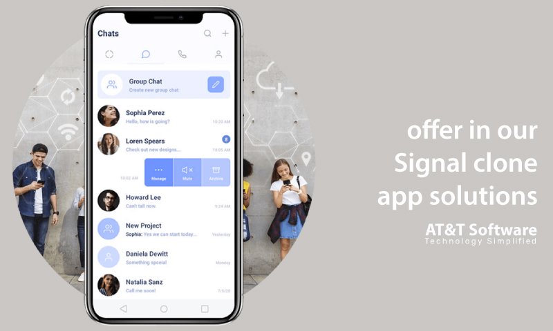 What do we have to offer in our Signal clone app solutions