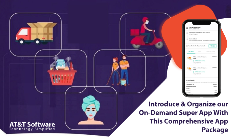 Introduce & Organize Your On-Demand Super App With This Comprehensive App Package