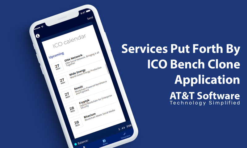 Services Put Forth By ICO Bench Clone Application