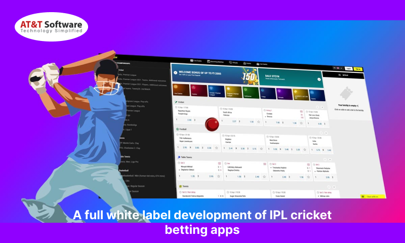 A full white label development of IPL cricket betting apps