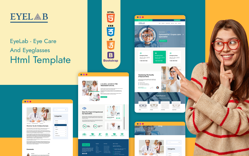 EyeLab – Eye Care HTML Theme