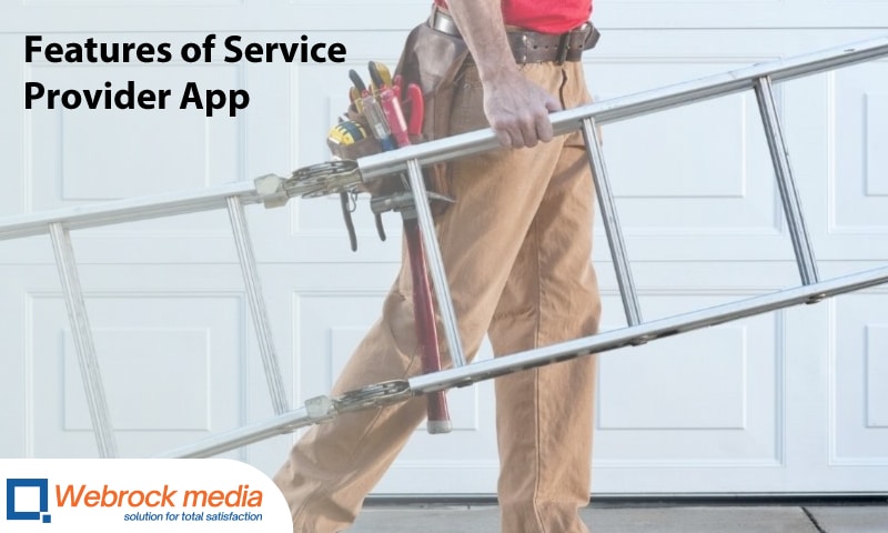 Features of Service Provider App