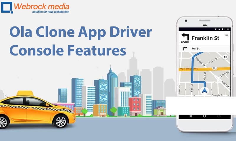 Ola Clone App Driver Console Features