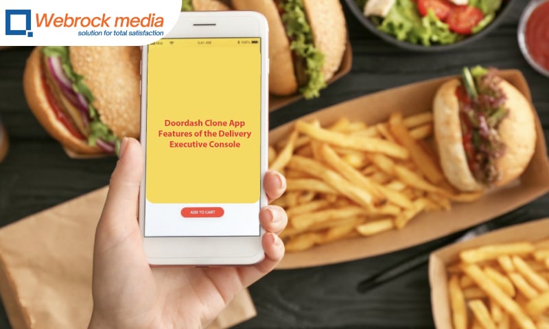 Doordash Clone App Features of the Delivery Executive Console