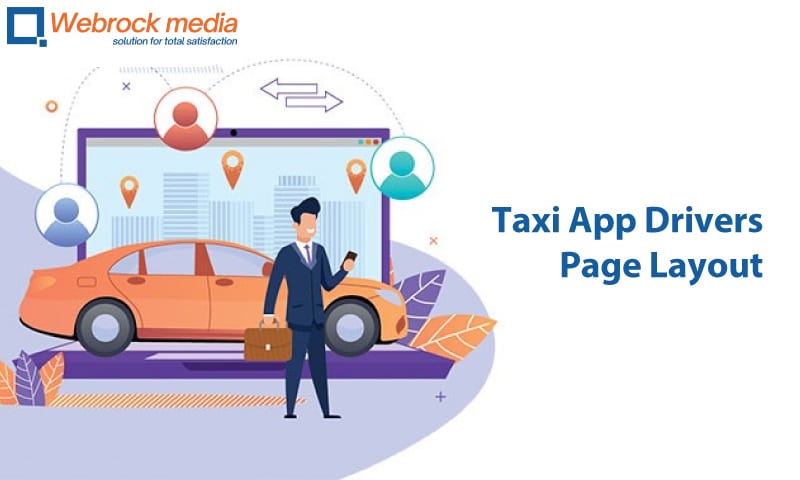 Taxi App Driver Page Layout