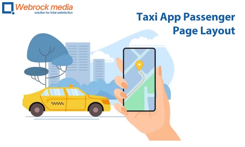 Taxi App Passengers Page Layout
