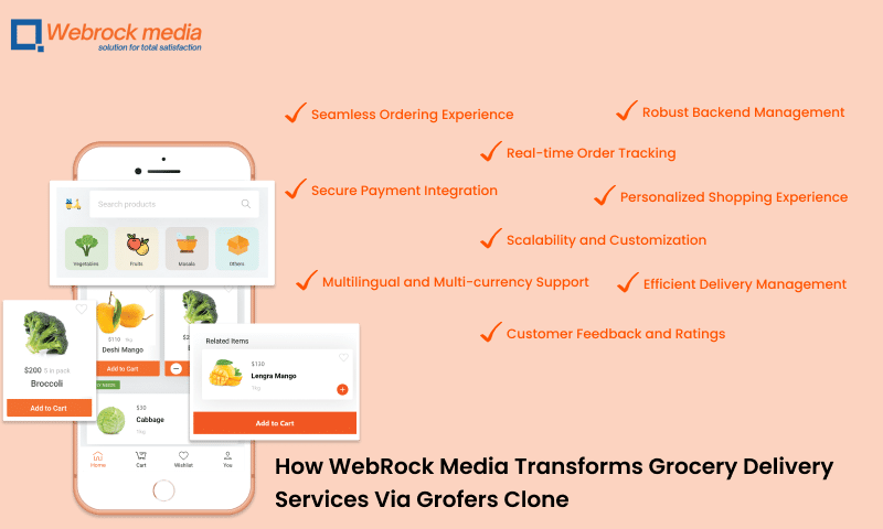 How WebRock Media Transforms Grocery Delivery Services Via Grofers Clone